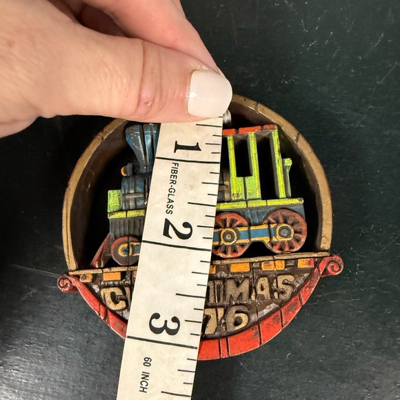 Vintage Hallmark Christmas 1976 Ornament - Train Locomotive - Picture 4 of 4